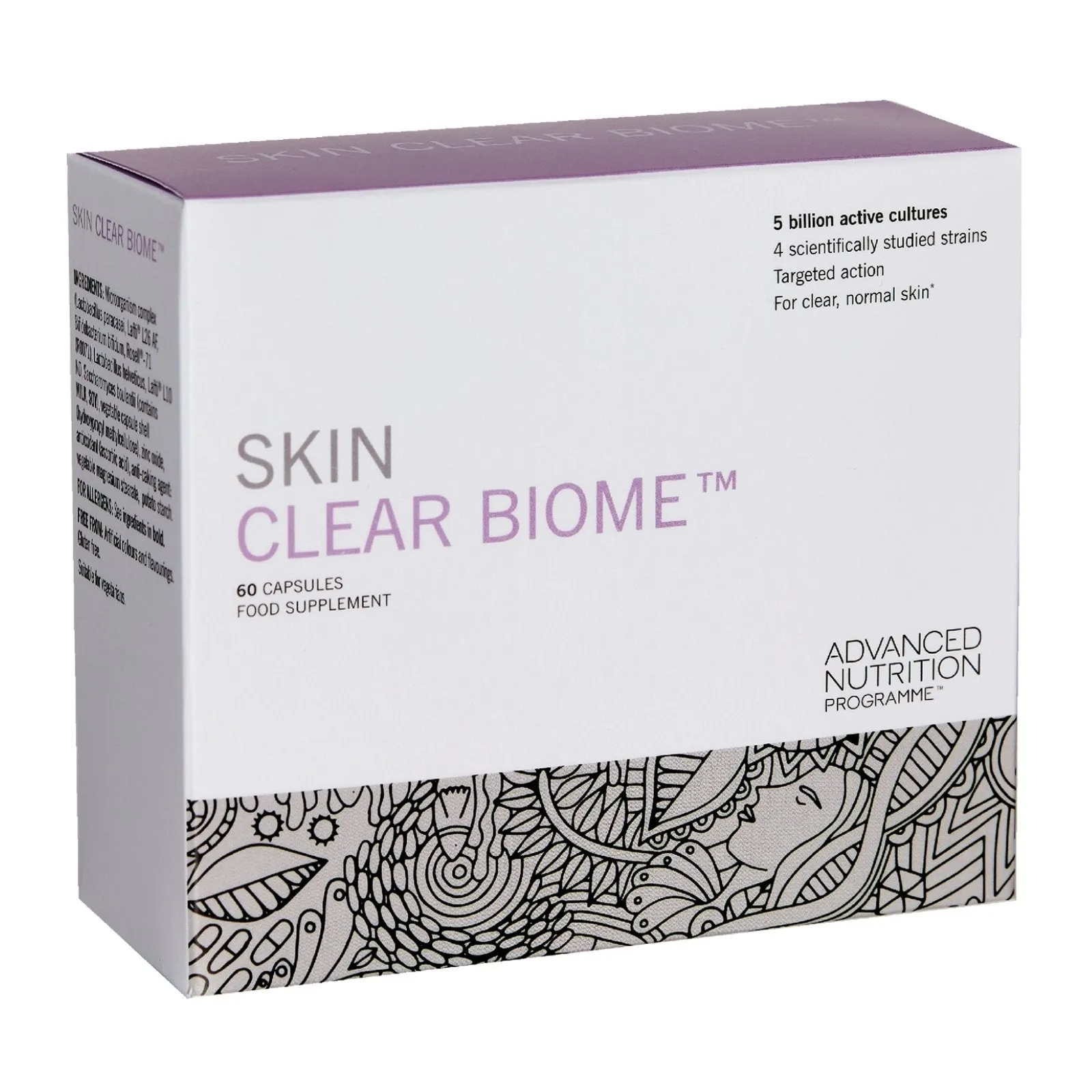 Advanced Nutrition Programme | Skin Clear Biome 60 caps