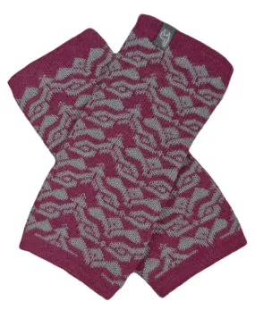 Alpaca Gloves - Escher - Sangria