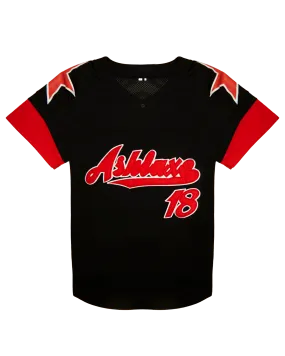 Ashluxe Classic Baseball Jersey Black