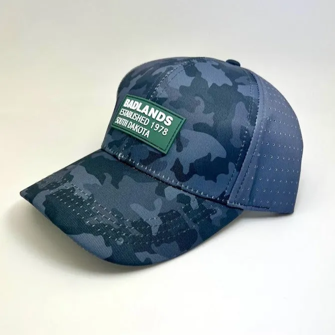 Badlands Blue Camo Baseball Hat