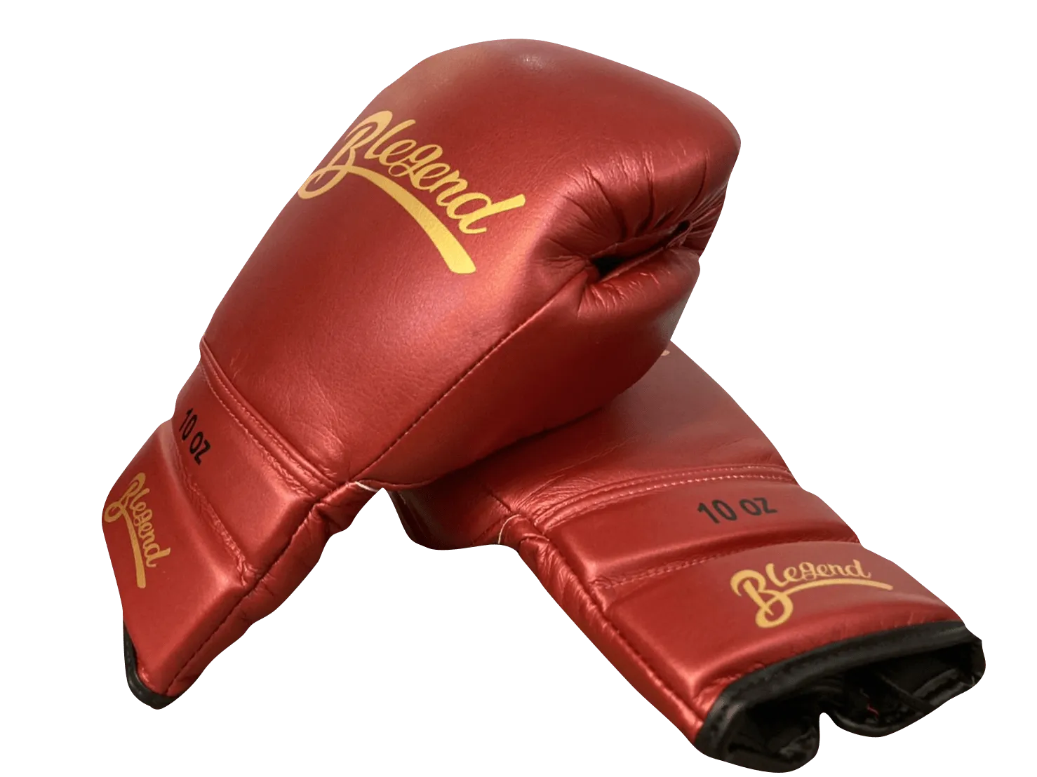 Blegend Boxing Gloves BGLLP Lace Up Red Shiny