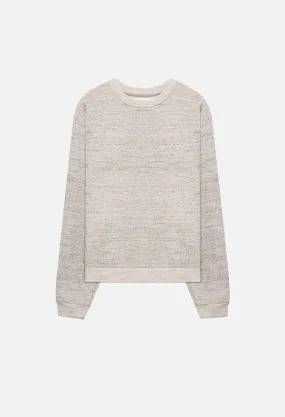 Cashmere Fleece Beach Crew / Heather Oatmeal