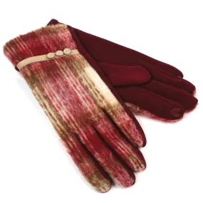 Check Gloves with Cosy Lining