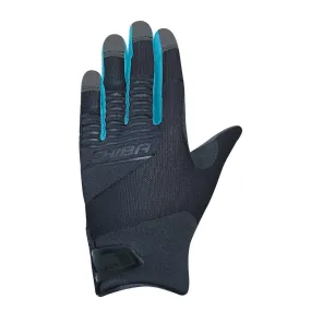 Chiba Blade Mens Cycling Gloves (Black/Turquoise)