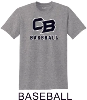 CO Baseball Basic BASEBALL Tee- Matte or Glitter