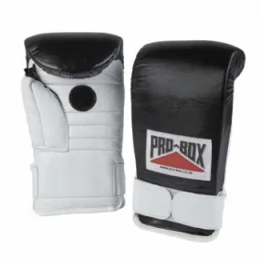 COACHSPAR GLOVES LEATHER BLACK/WHITE