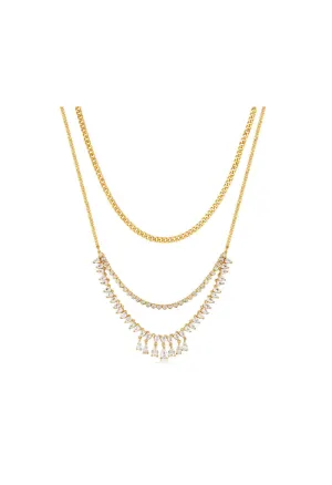 Colette Shaker Statement Necklace-Gold