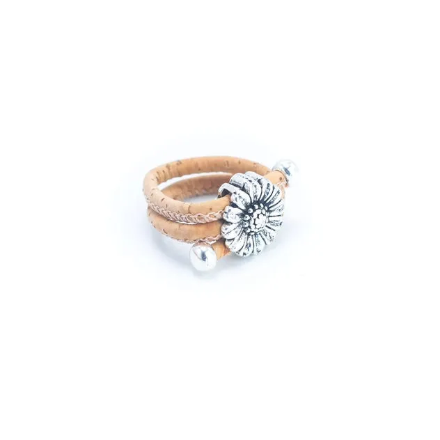 Cork Sunflower Rings