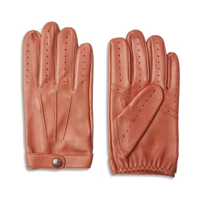 DENTS Fleming James Bond Spectre Leather Driving Gloves - Highway Tan