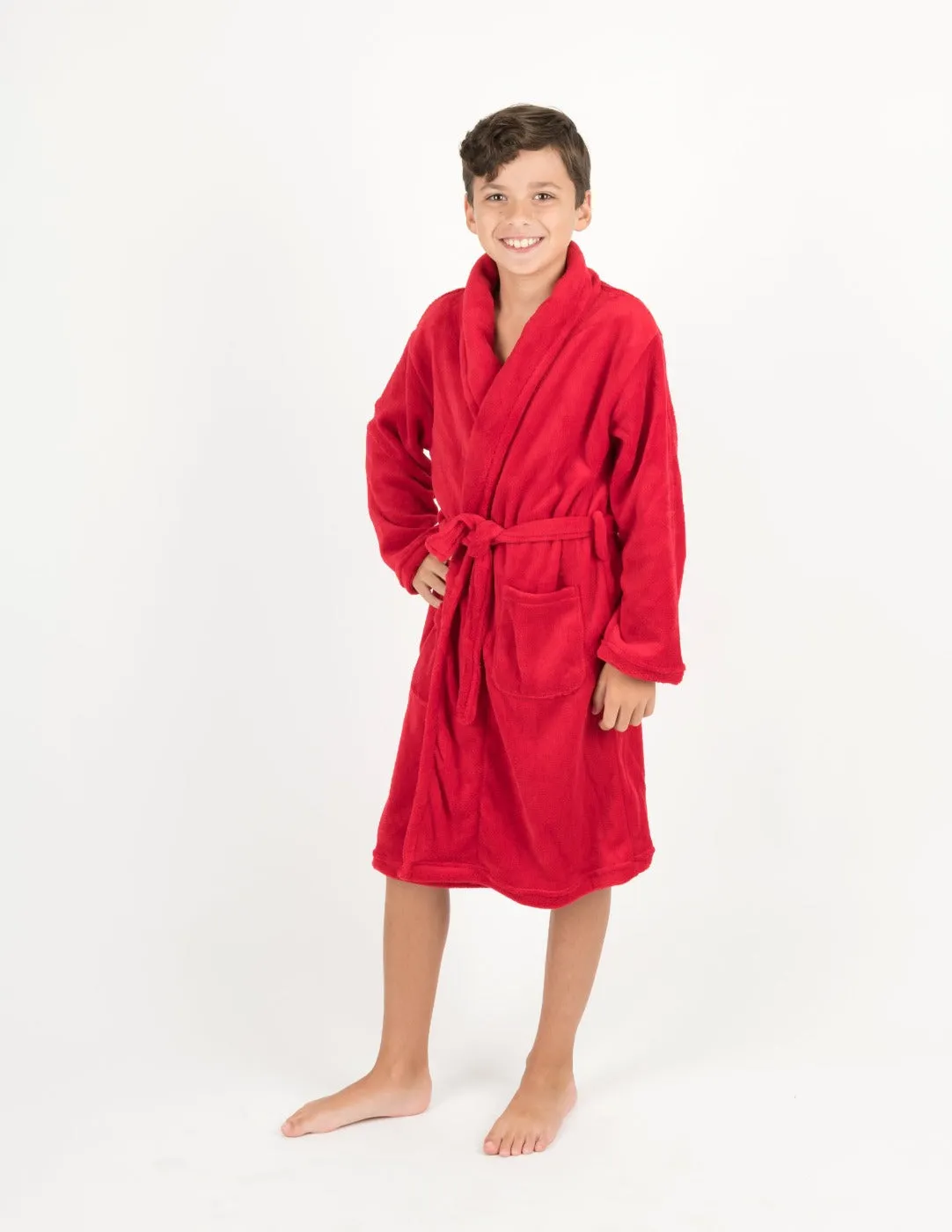 Fleece Shawl Collar Robe