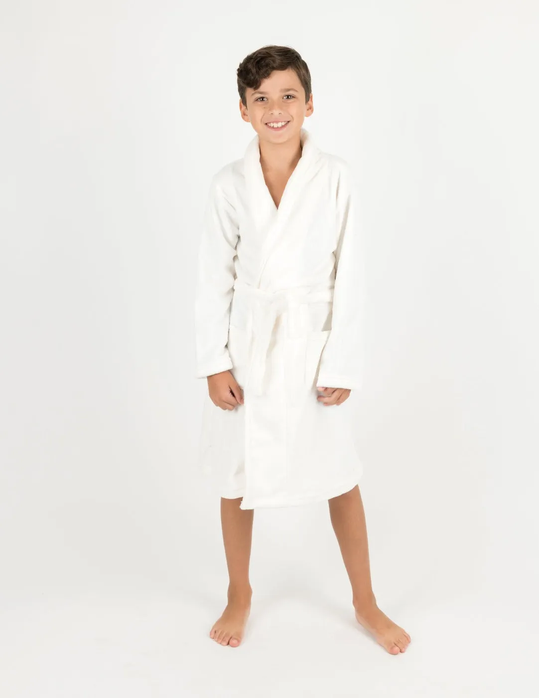 Fleece Shawl Collar Robe