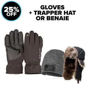 Gloves   Trapper Hat or Beanie