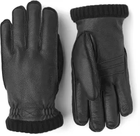 Hestra Unisex Deerskin Leather Primaloft Insulated Rib Gloves