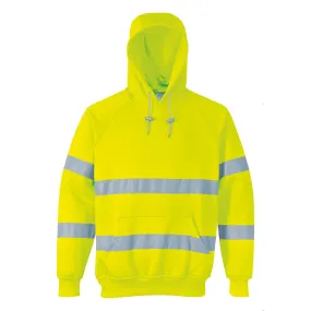 Hi-Vis Fleece Hoodie - Yellow