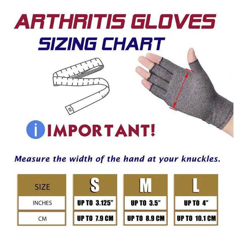 High-Quality Polyester and Cotton Arthritis Gloves, Sport Wrist Support, Joint Compression Gloves for Rheumatoid