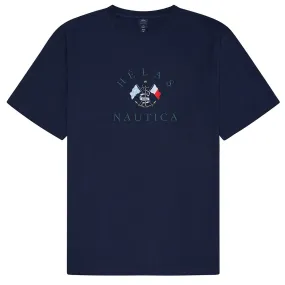 Hélas Caps -  Nautica x Helas Tee - Navy