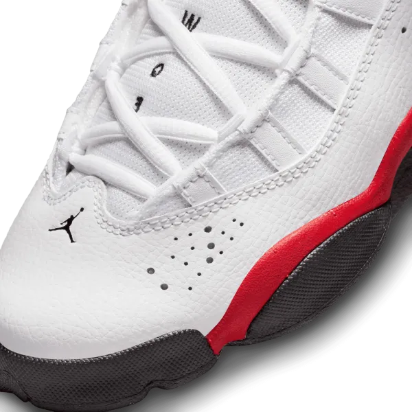 Jordan - Boy - GS 6 Rings - White/Black/University Red