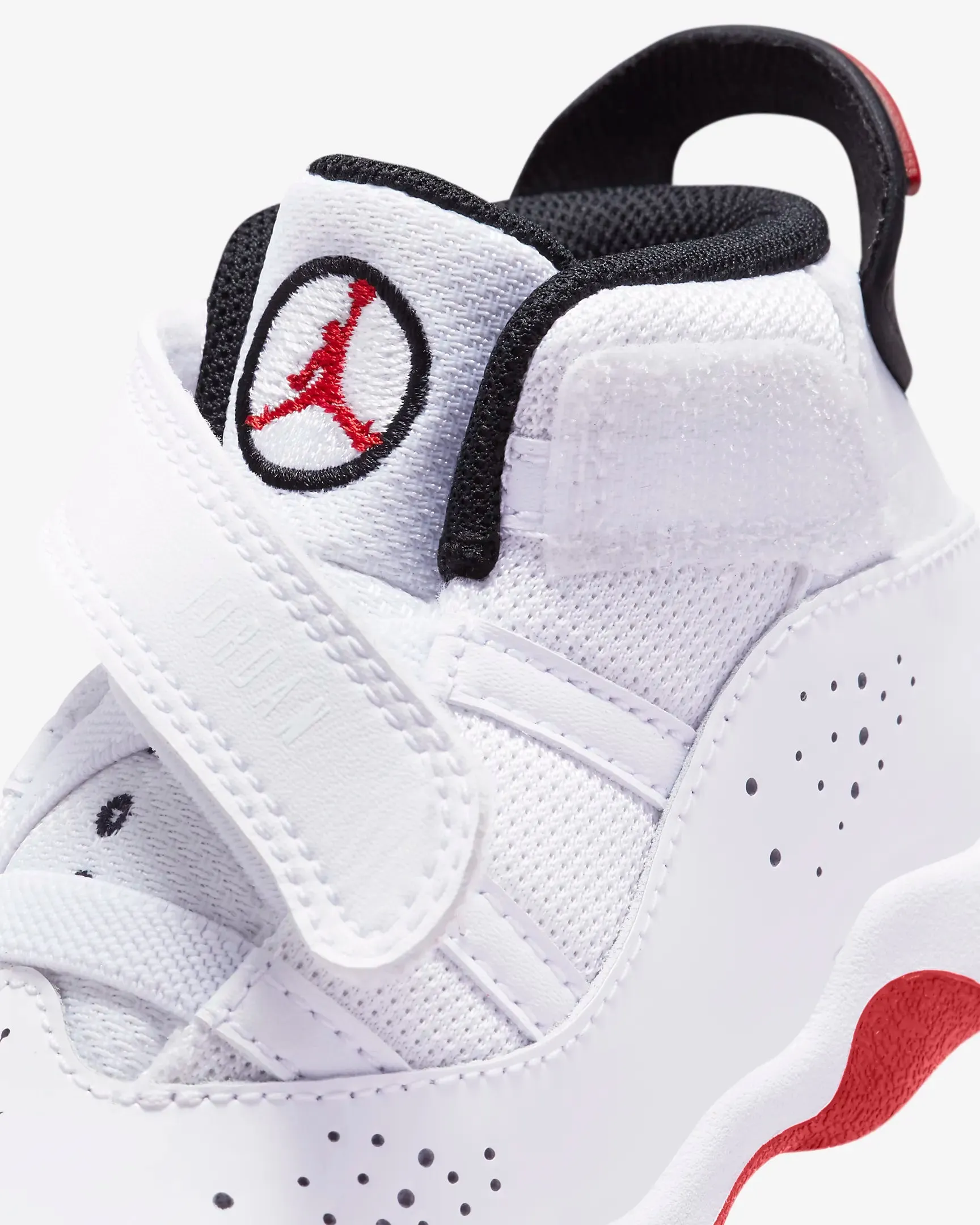 Jordan - Boy -  TD 6 Rings - White/University Red/Black