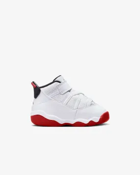 Jordan - Boy -  TD 6 Rings - White/University Red/Black