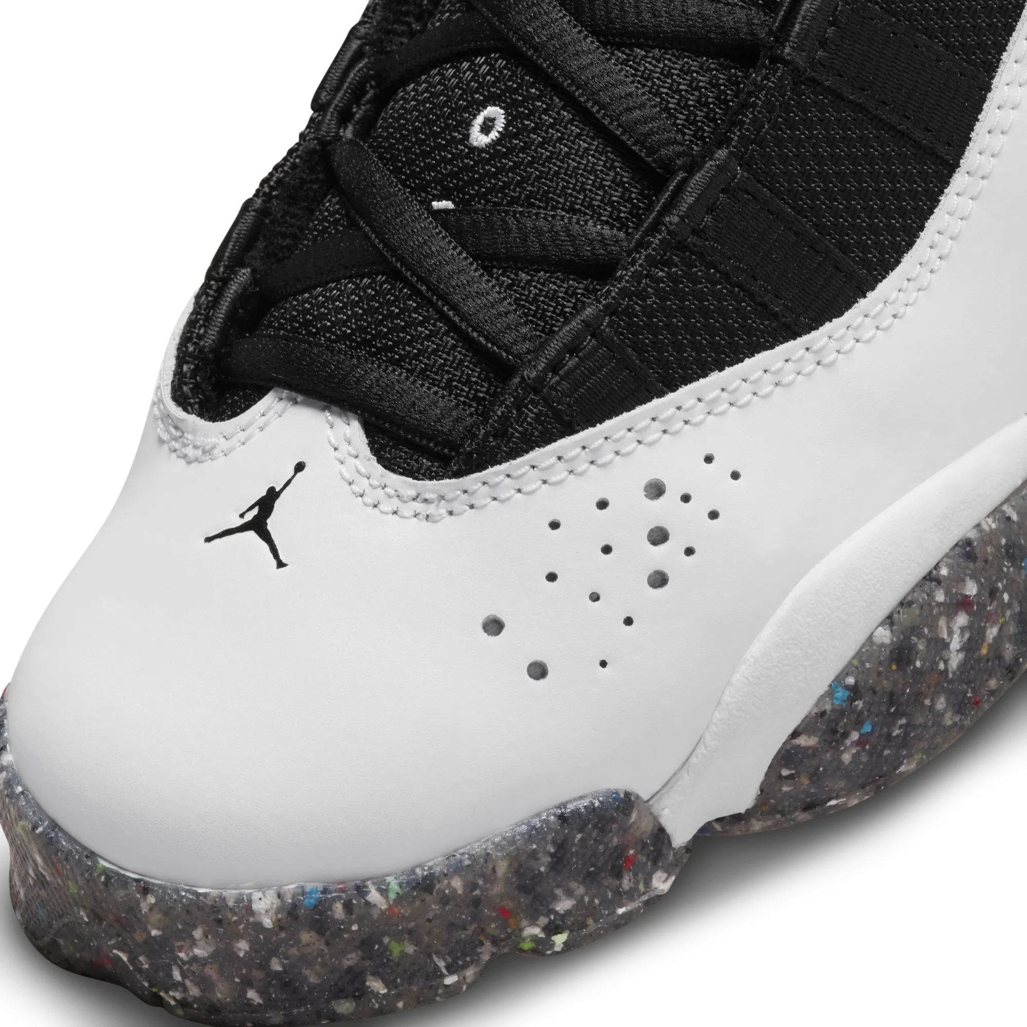 Jordan - Girl - GS 6 Rings - White/Black/Picante Red