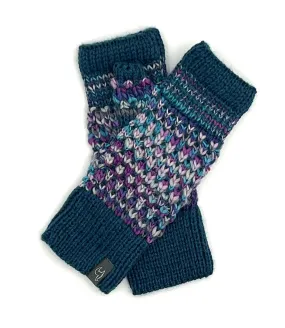 NEW! Kid's Alpaca Gloves - Speckle - Grape Bubble