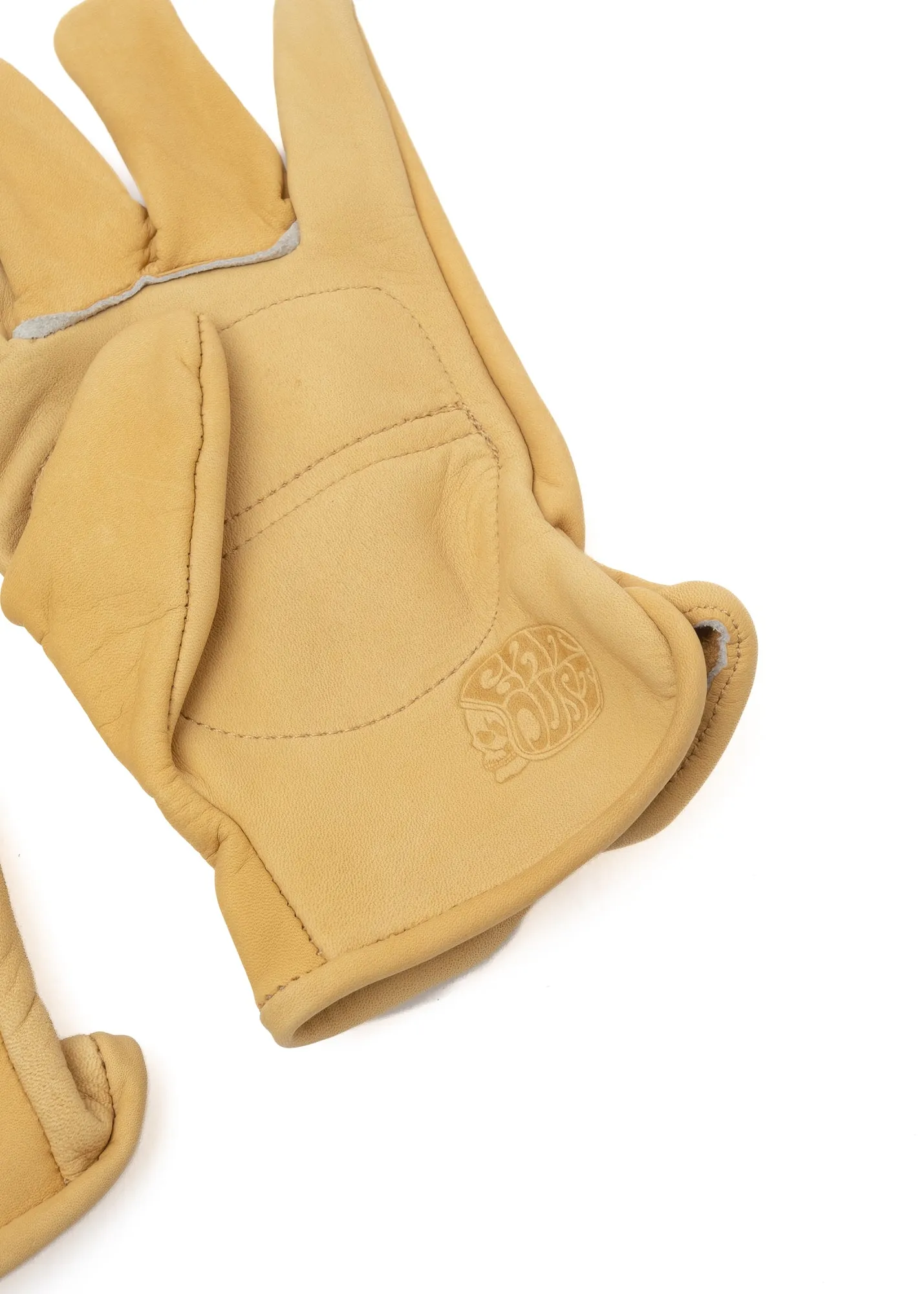 Power Gloves Leather Natural