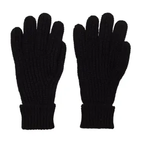 Ribbed Gloves - Black