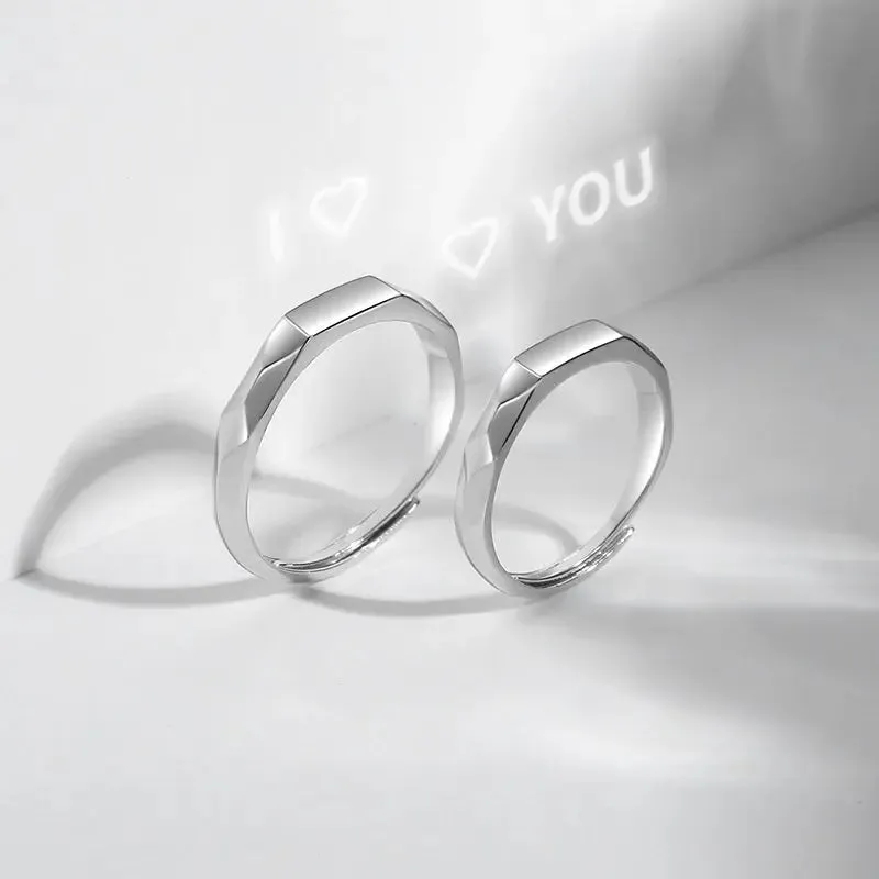 Rings with Reflective Message